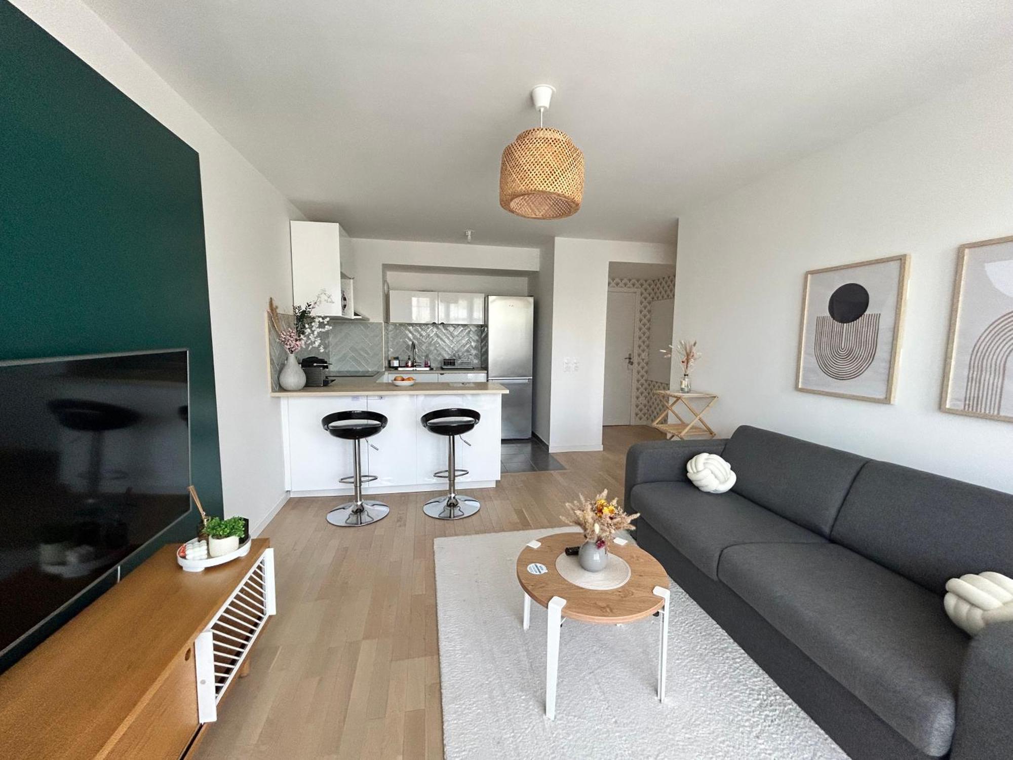 Elegant Appartement Minimaliste Entre Paris Et Disney Noisy-le-Grand Buitenkant foto